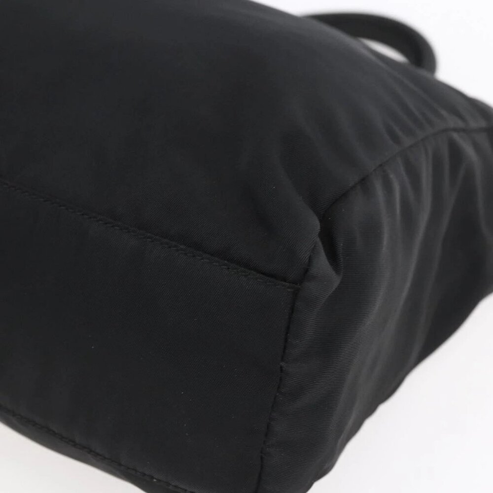 PRADA Hand Bag Nylon Black Silver Auth 153198 - Picture 4 of 16